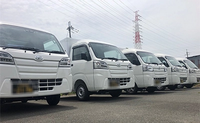 株式会社ビーダッシュの軽貨物車両